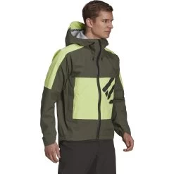 Five Ten All-Mountain Rain Jacket - Legend Earth / Pulse Lime -Five Ten five ten all mountain rain jacket h46071 legend earth pulse lime 08 1155551