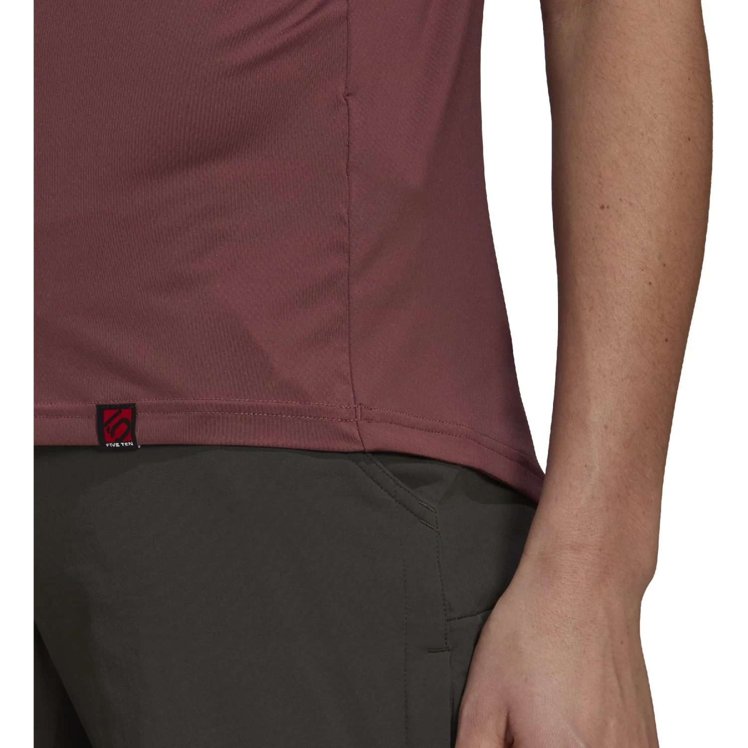 Five Ten Bike TrailX Women's T-Shirt - Burgundy 3 Five Ten Bike TrailX Women's T-Shirt - Burgundy - Image 3