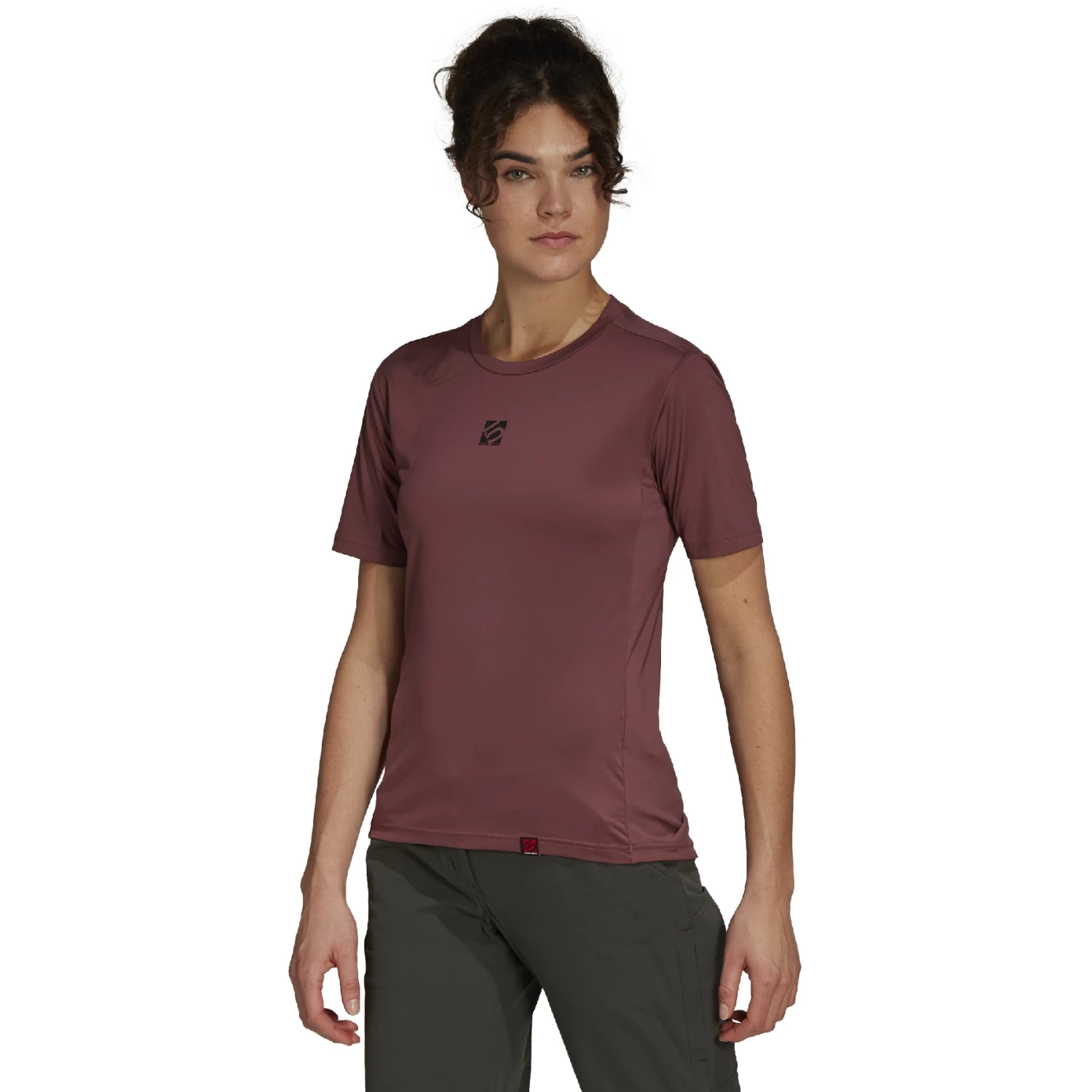 Five Ten Bike TrailX Women's T-Shirt - Burgundy 2 Five Ten Bike TrailX Women's T-Shirt - Burgundy - Image 2