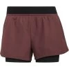 Five Ten Primegreen 2in1 Women's Climb-Shorts - Burgundy / Black