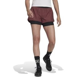 Five Ten Primegreen 2in1 Women's Climb-Shorts - Burgundy / Black -Five Ten five ten h46091 3 1271770