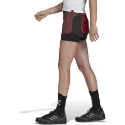 Five Ten Primegreen 2in1 Women's Climb-Shorts - Burgundy / Black -Five Ten five ten h46091 5 1271772