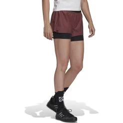 Five Ten Primegreen 2in1 Women's Climb-Shorts - Burgundy / Black -Five Ten five ten h46091 6 1271773