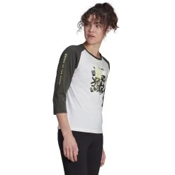 Five Ten Graphic 3/4 Sleeve T-Shirt Women's - White -Five Ten five ten hb0054 graphic 3 4 sleeve shirt 05 1248730