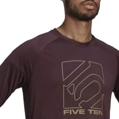 Five Ten Long Sleeve Jersey - Shadow Maroon -Five Ten five ten hd2250 long sleeve jersey shadow maroon 05 1349301