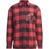 Five Ten Brand Of The Brave Flannel Long Sleeve Top - Red / Black