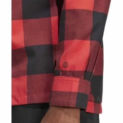 Five Ten Brand Of The Brave Flannel Long Sleeve Top - Red / Black -Five Ten five ten hd2251 brand brave flannel long sleeve red black 06 1349446