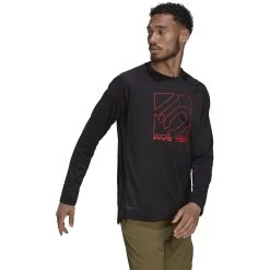 Five Ten Long Sleeve Jersey - Black -Five Ten five ten hg1305 long sleeve jersey 04 1421359