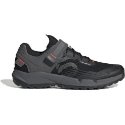 Five Ten Trailcross Clip-In Mountain Bike Shoes - Core Black / Grey Three / Red