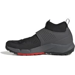 Five Ten Trailcross Pro Clip-In Women's Mountain Bike Shoes - Grey Five / Core Black / Red -Five Ten five ten hp9929 trailcross pro clip in grey 04 1383151