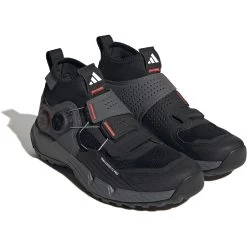 Five Ten Trailcross Pro Clip-In Women's Mountain Bike Shoes - Grey Five / Core Black / Red -Five Ten five ten hp9929 trailcross pro clip in grey 05 1383152