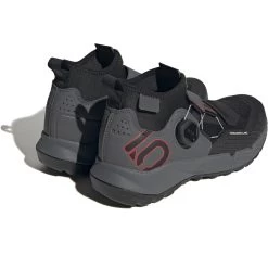 Five Ten Trailcross Pro Clip-In Women's Mountain Bike Shoes - Grey Five / Core Black / Red -Five Ten five ten hp9929 trailcross pro clip in grey 06 1383153