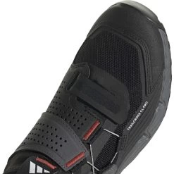 Five Ten Trailcross Pro Clip-In Women's Mountain Bike Shoes - Grey Five / Core Black / Red -Five Ten five ten hp9929 trailcross pro clip in grey 08 1383155