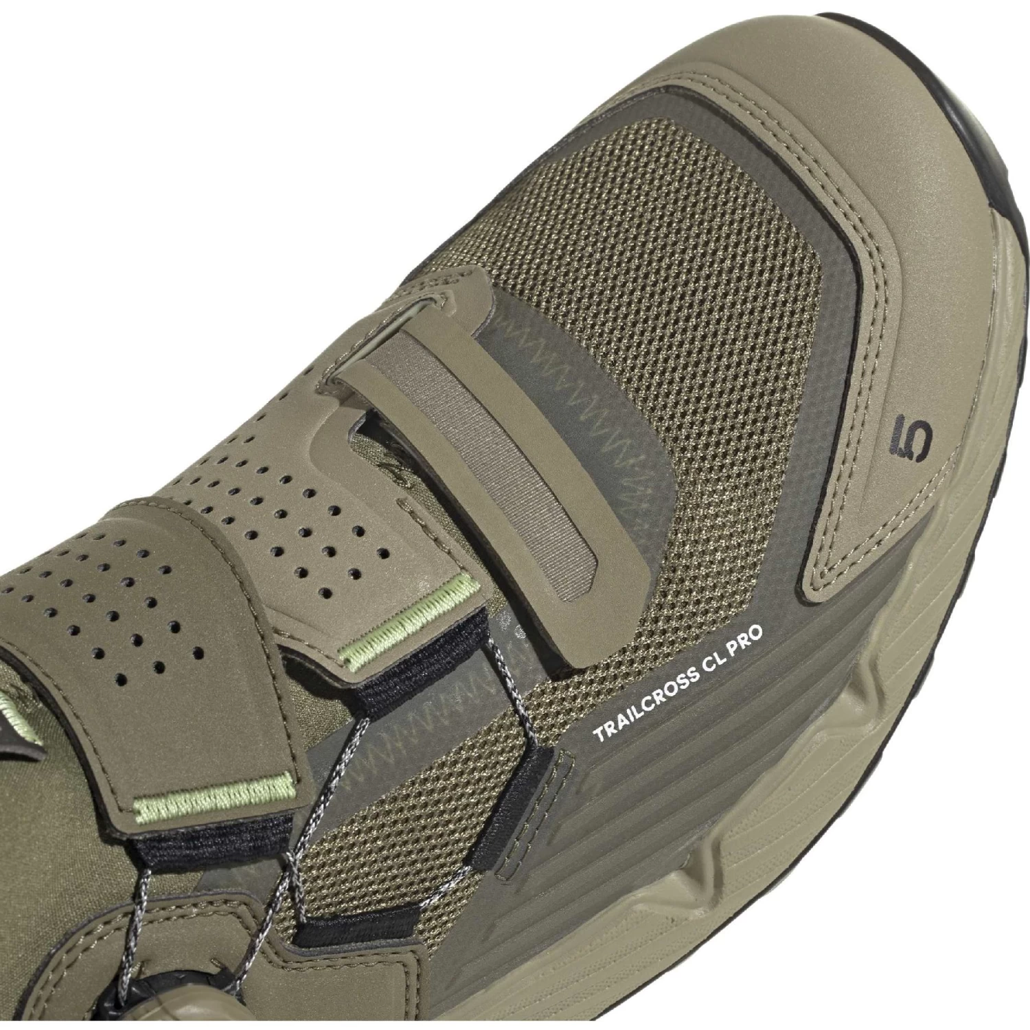 Five Ten Trailcross Pro Clip-In Mountain Bike Shoes - Focus Olive / Core Black / Orbit Green 10 Five Ten Trailcross Pro Clip-In Mountain Bike Shoes - Focus Olive / Core Black / Orbit Green - Image 10