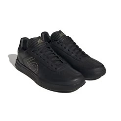 Five Ten Sleuth DLX Canvas Mountain Bike Shoes - Core Black / Gold Metallic / Cloud White -Five Ten five ten hq6027 sleuth dlx black gold metallic white 05 1429704