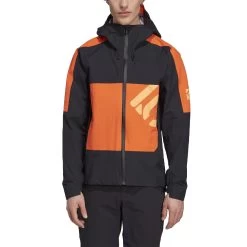 Five Ten All-Mountain Rain Jacket - Black / Semi Impact Orange -Five Ten five ten ht9605 all mountain rain jacket semi impact orange 03 1441000