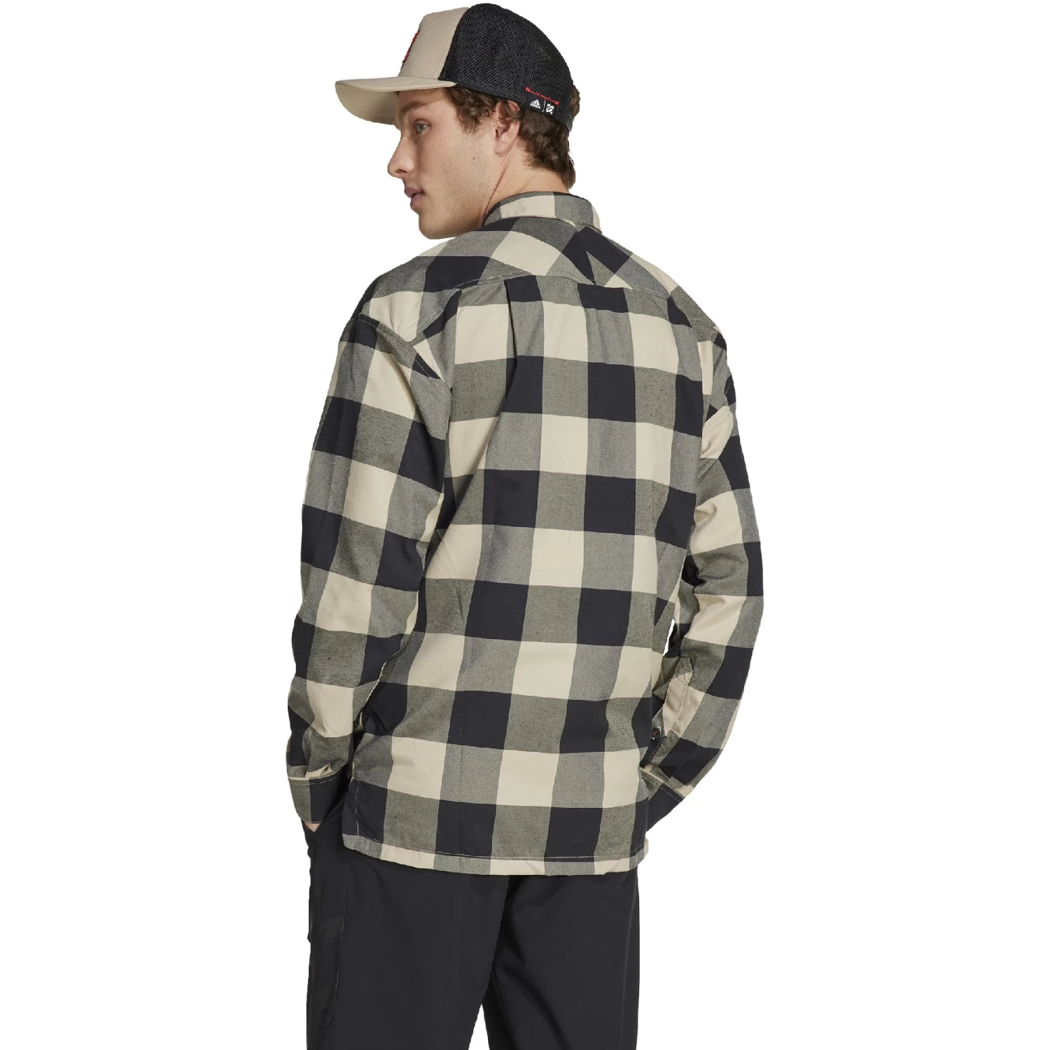 Five Ten Brand Of The Brave Flannel Long Sleeve Top - Savanna / Black 3 Five Ten Brand Of The Brave Flannel Long Sleeve Top - Savanna / Black - Image 3