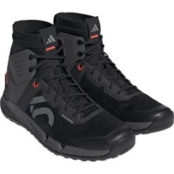 Five Ten Trailcross Mid Pro Mountain Bike Shoes - Core Black / Grey Two / Solar Red -Five Ten five ten if4944 trailcross pro mid core black grey two solar red 06 1522628