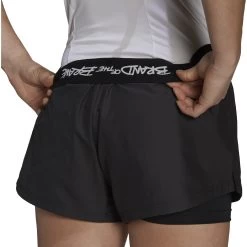 Five Ten Primegreen Two-in-One Women's Climb Shorts - Black -Five Ten five ten primegreen gj8461 women climb shorts black 03 1022303