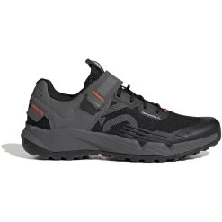 Five Ten Trail Cross Clip-in Women's Mountainbike Shoes - Core Black / Grey Three / Red