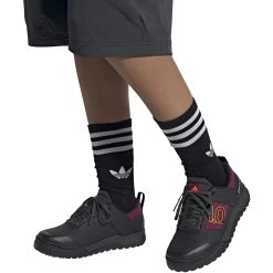 Five Ten Impact Pro Women's MTB Shoes - Core Black / Signal Orange / Power Berry -Five Ten fu7531 ftw on model front white 943300