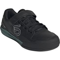 Five Ten Hellcat Women's MTB Shoes - Core Black / Crystal White / Hazy Emerald -Five Ten fw4206 ftw photo front lateral top white 944507