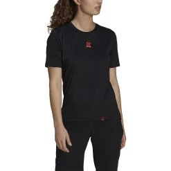 Five Ten Bike TrailX Women's T-Shirt - Black -Five Ten gj8415 app on model front white 946095