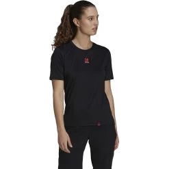 Five Ten Bike TrailX Women's T-Shirt - Black -Five Ten gj8415 app on model standard white 946097